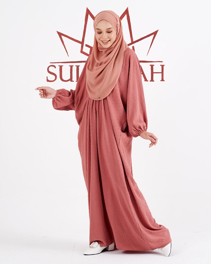 Dress Soraya - Brick Salmon - Image 4