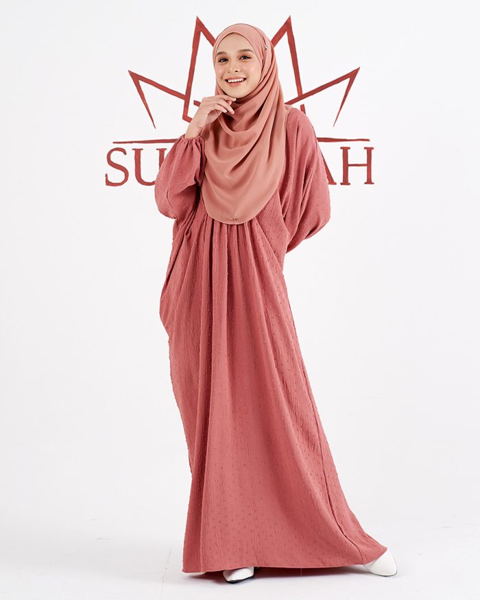 Dress Soraya - Brick Salmon