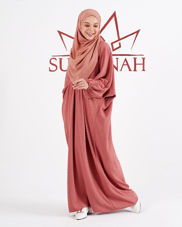 Dress Soraya - Brick Salmon - Image 6