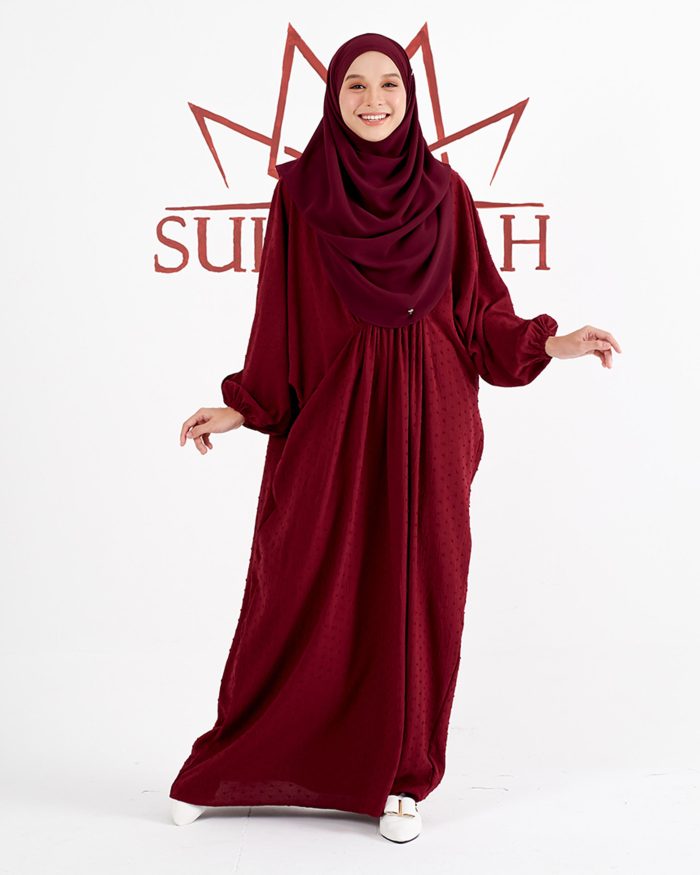 Dress Soraya - Burgundy Red