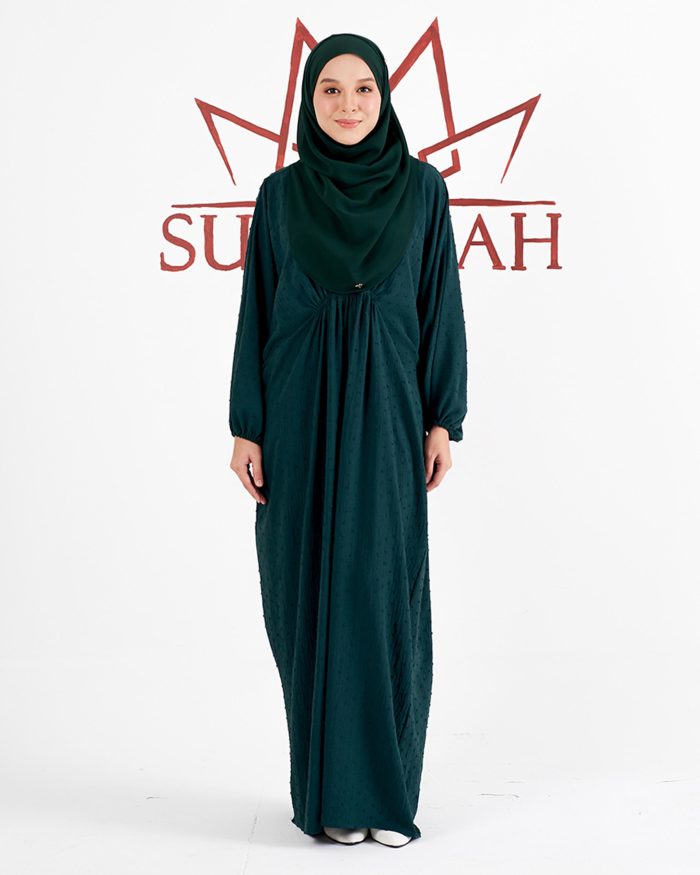 Dress Soraya - Emerald Green - Image 2