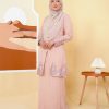 Baju Kebaya Lace Syawali - Nude Peachy