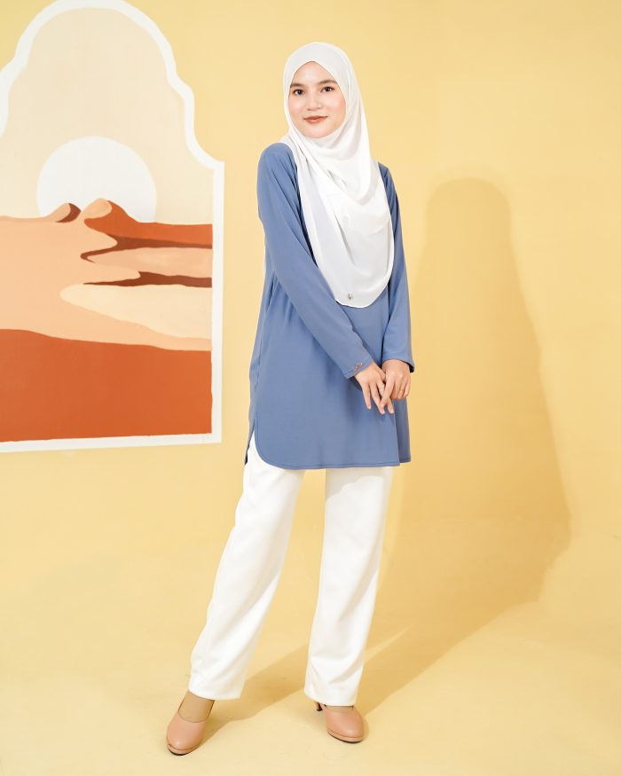 Blouse Laiqa 2.0 - Cornflower Blue