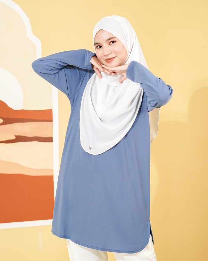 Blouse Laiqa 2.0 - Cornflower Blue - Image 3