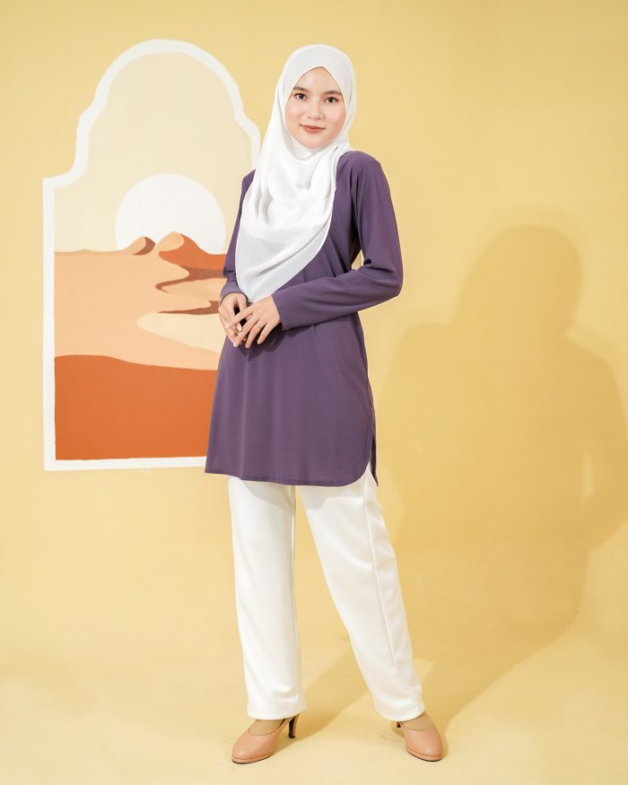 Blouse Laiqa 2.0 - Eggplant - Image 2