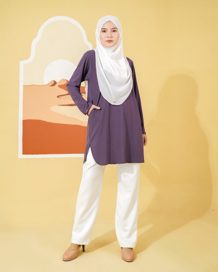 Blouse Laiqa 2.0 - Eggplant