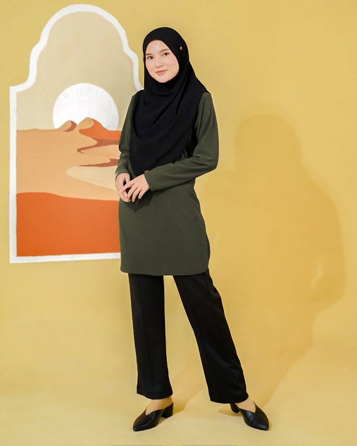 Blouse Laiqa 2.0 - Moss Green - Image 2