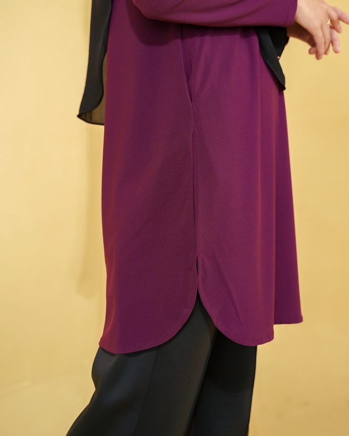 Blouse Laiqa 2.0 - Mulberry Purple - Image 5