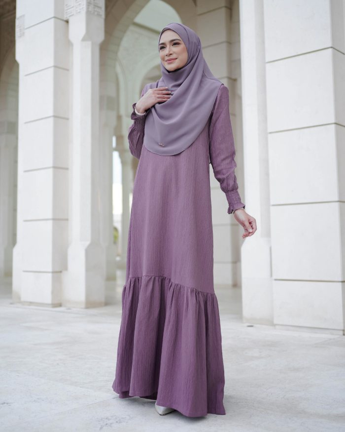 Dress Ruffle Rachel - Orchid Purple