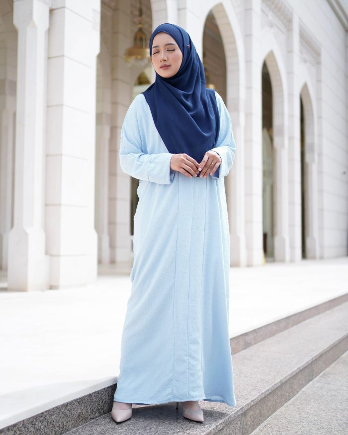 Kaftan Kebaya Luth - Baby Blue - Image 2