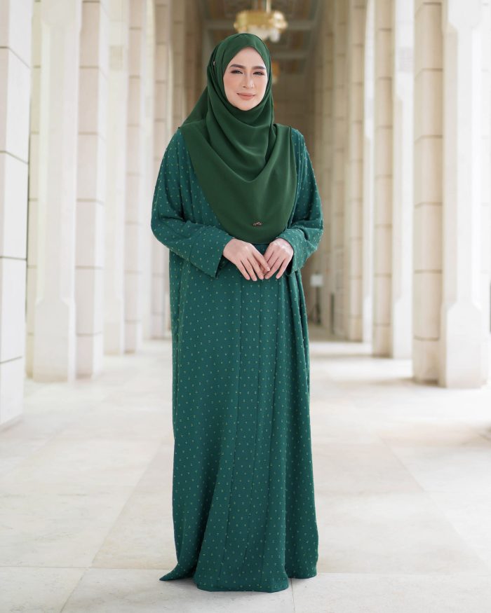 Kaftan Kebaya Luth - Emerald Green - Image 3