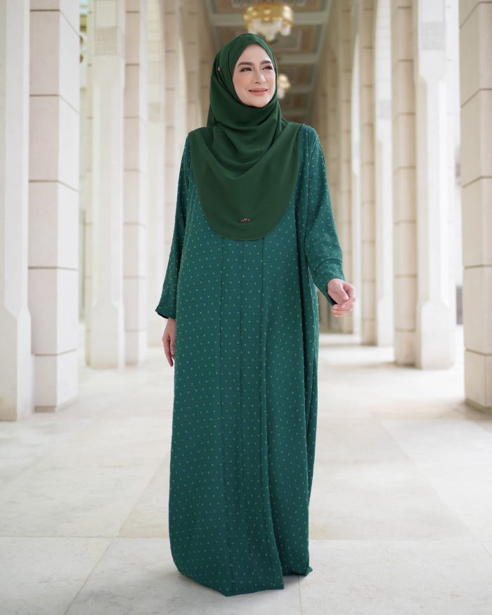 Kaftan Kebaya Luth - Emerald Green