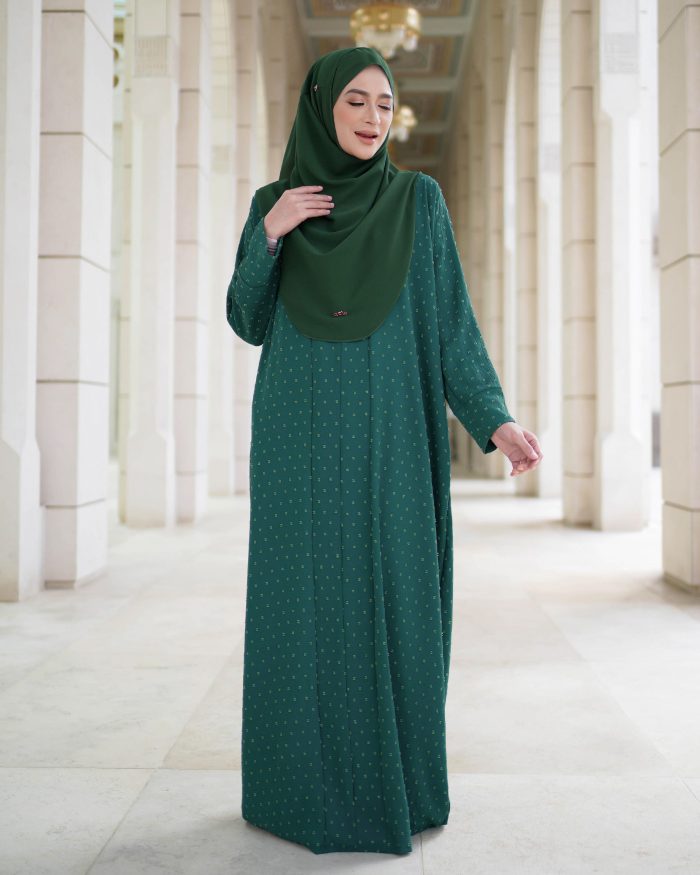 Kaftan Kebaya Luth - Emerald Green - Image 2