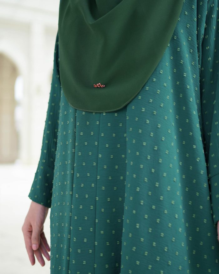 Kaftan Kebaya Luth - Emerald Green - Image 4