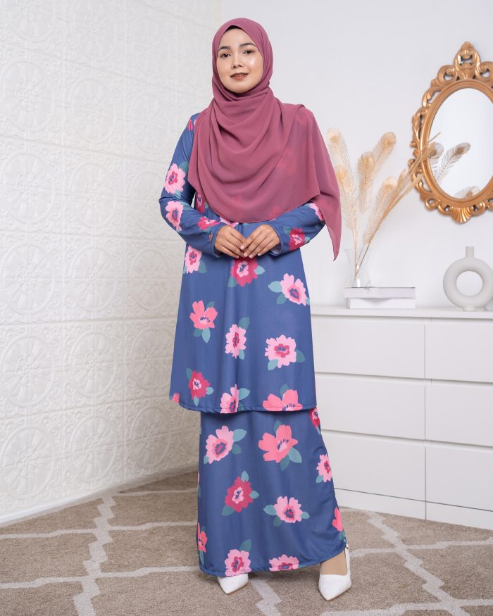 Baju Kurung Lara 2.0 - Antique Rose