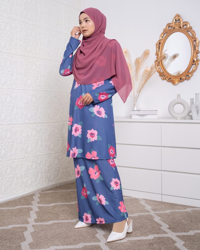 Baju Kurung Lara 2.0 - Antique Rose - Image 3