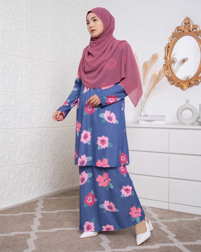 Baju Kurung Lara 2.0 - Antique Rose - Image 2