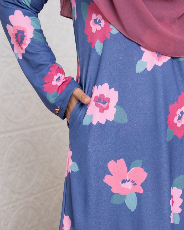 Baju Kurung Lara 2.0 - Antique Rose - Image 6
