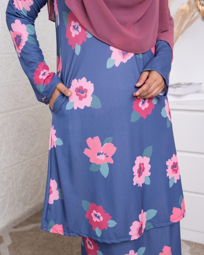 Baju Kurung Lara 2.0 - Antique Rose - Image 5