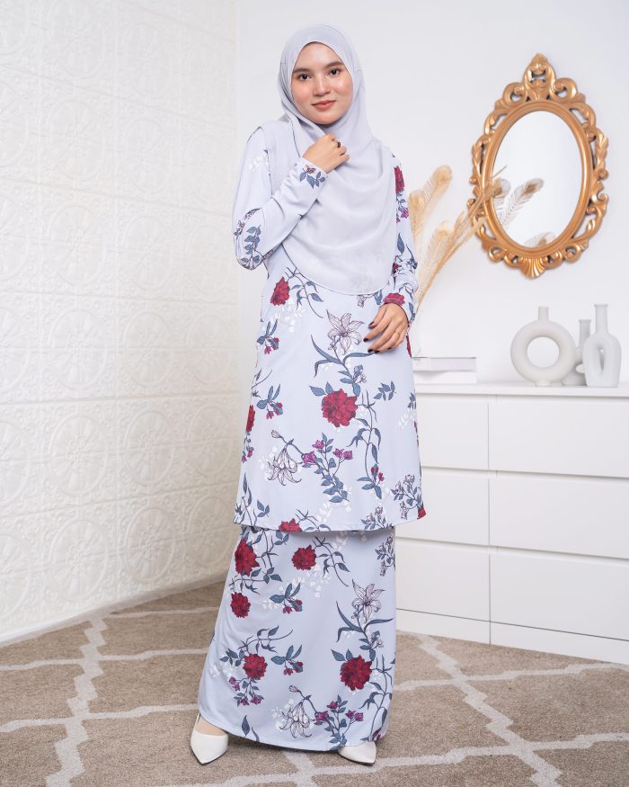 Baju Kurung Lara 2.0 - Ash Magnum