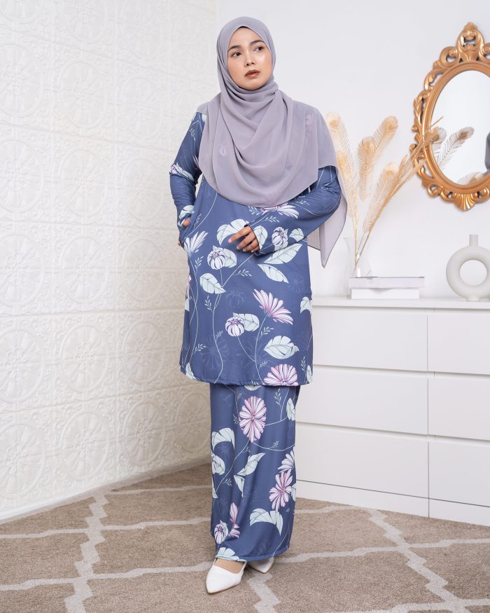Baju Kurung Lara 2.0 - Battleship Aster - Image 2