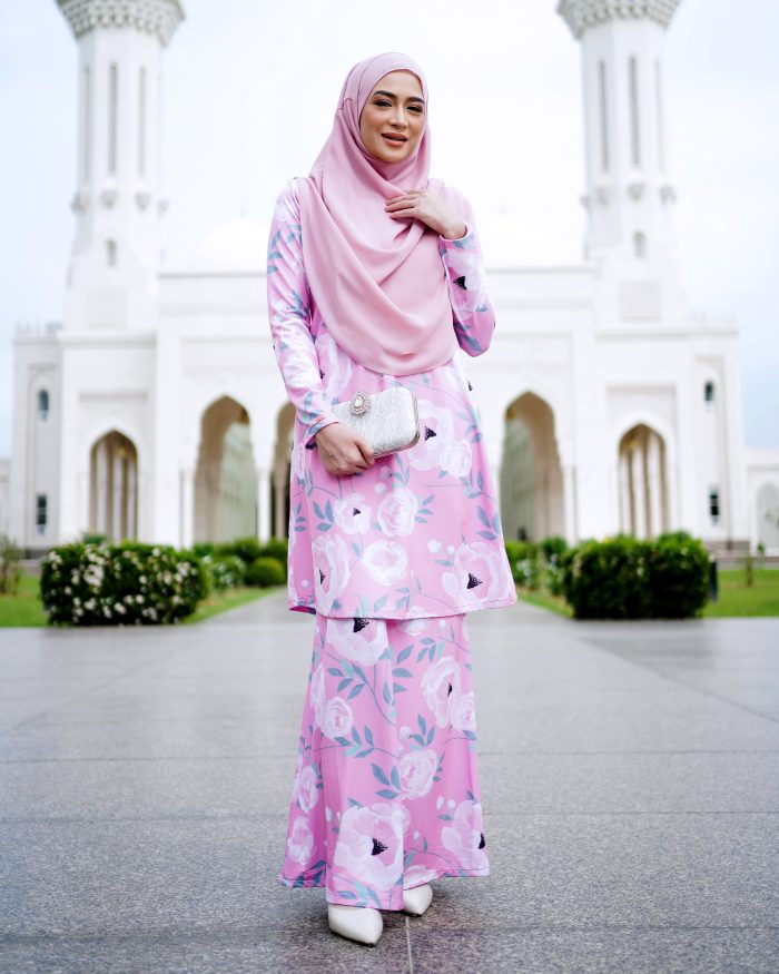 Baju Kurung Lara 2.0 - Bisque Pink