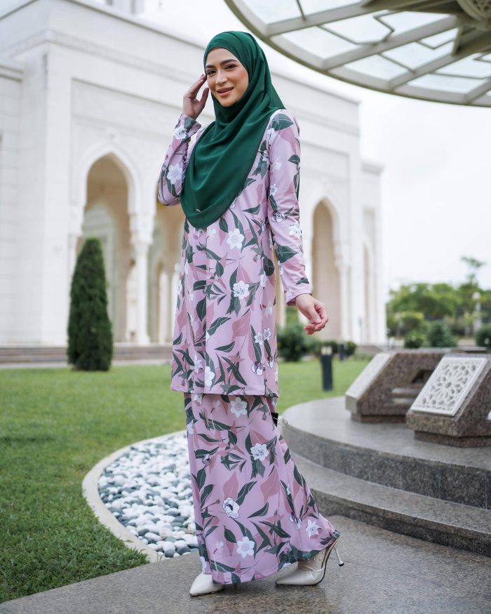 Baju Kurung Lara 2.0 - Blush Mauve - Image 3