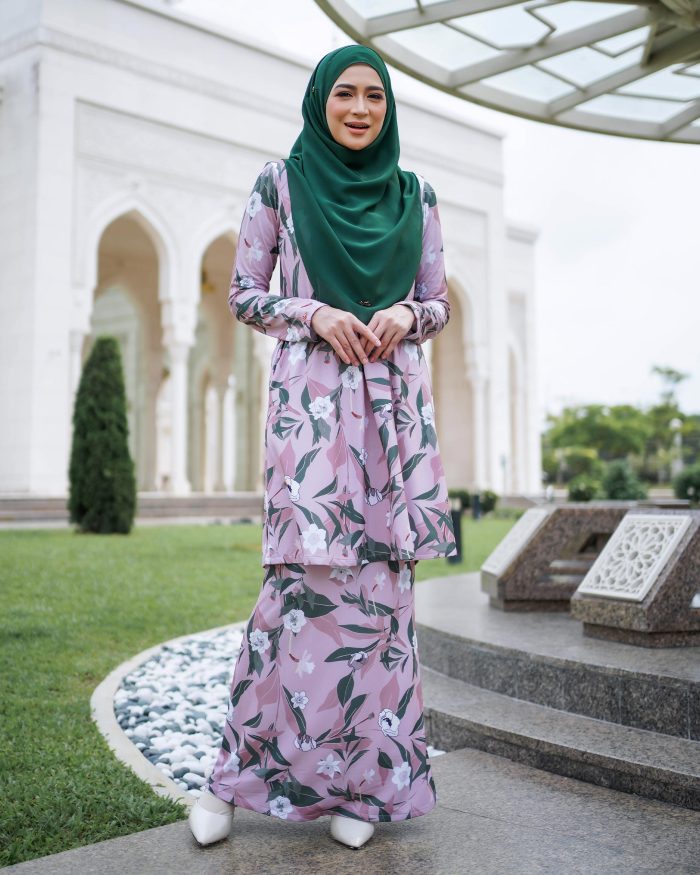 Baju Kurung Lara 2.0 - Blush Mauve - Image 2