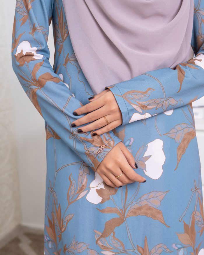 Baju Kurung Lara 2.0 - Bush Ocean - Image 6