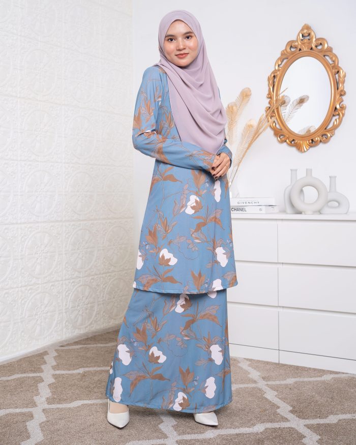 Baju Kurung Lara 2.0 - Bush Ocean