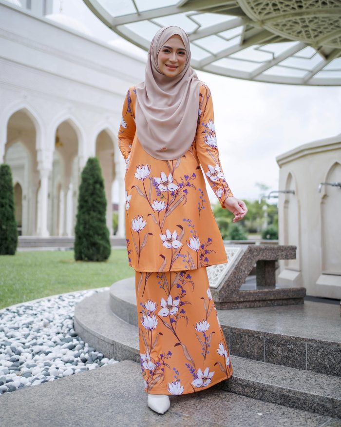 Baju Kurung Lara 2.0 - Lily Mustard