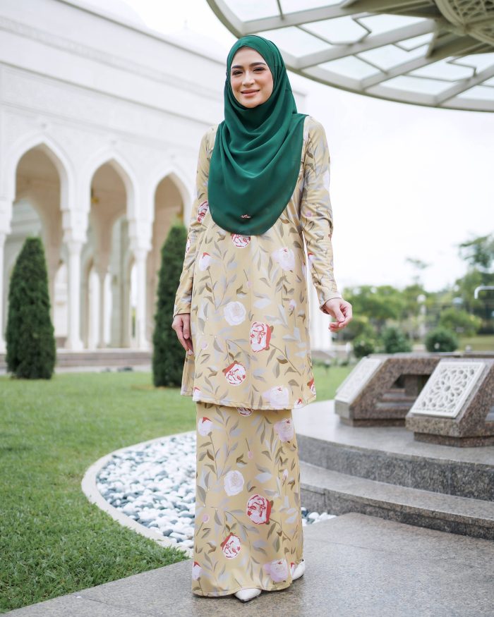 Baju Kurung Lara 2.0 - Rosy Brass