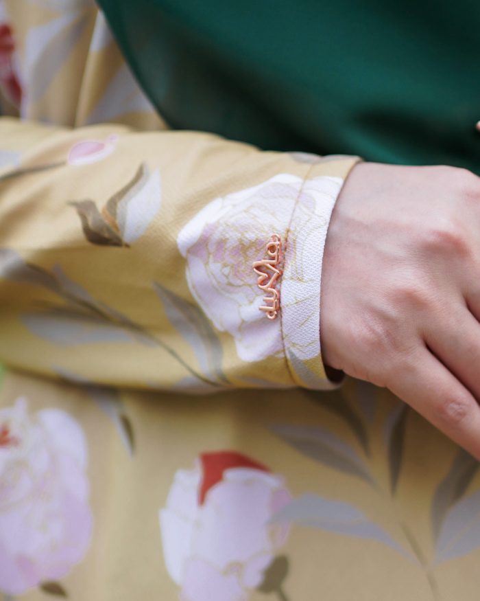 Baju Kurung Lara 2.0 - Rosy Brass - Image 3