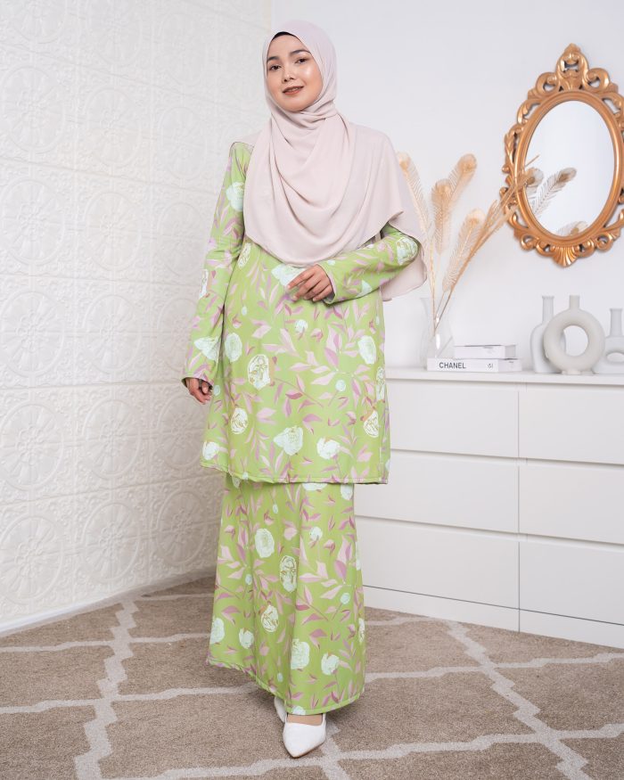 Baju Kurung Lara 2.0 - Tiliaceus Tea - Image 4