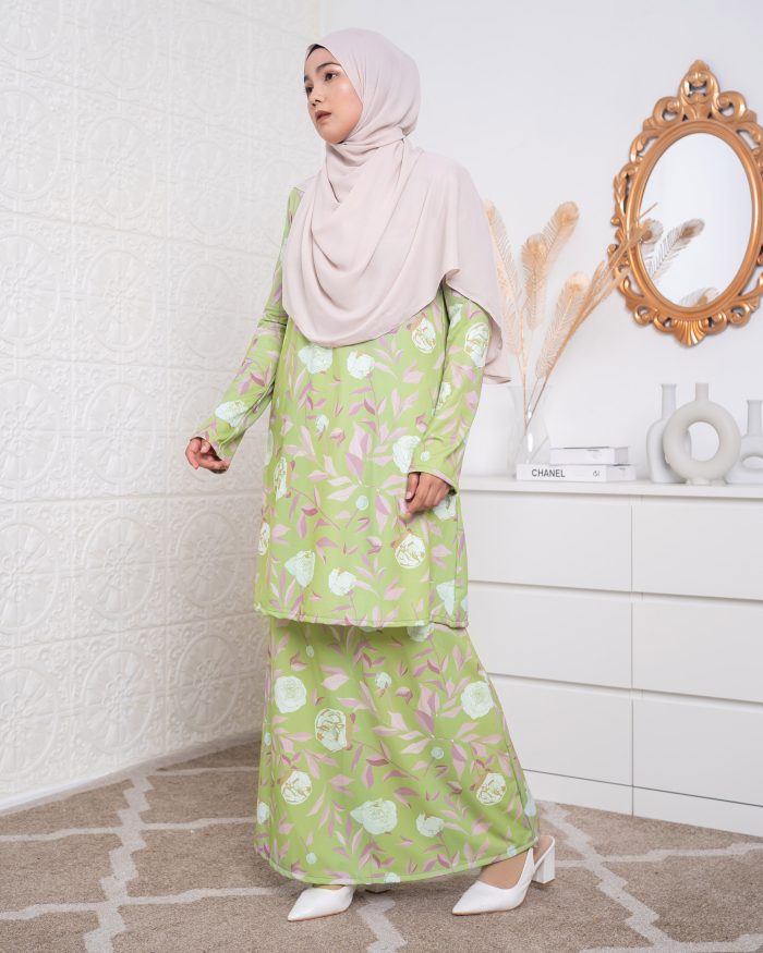 Baju Kurung Lara 2.0 - Tiliaceus Tea - Image 5