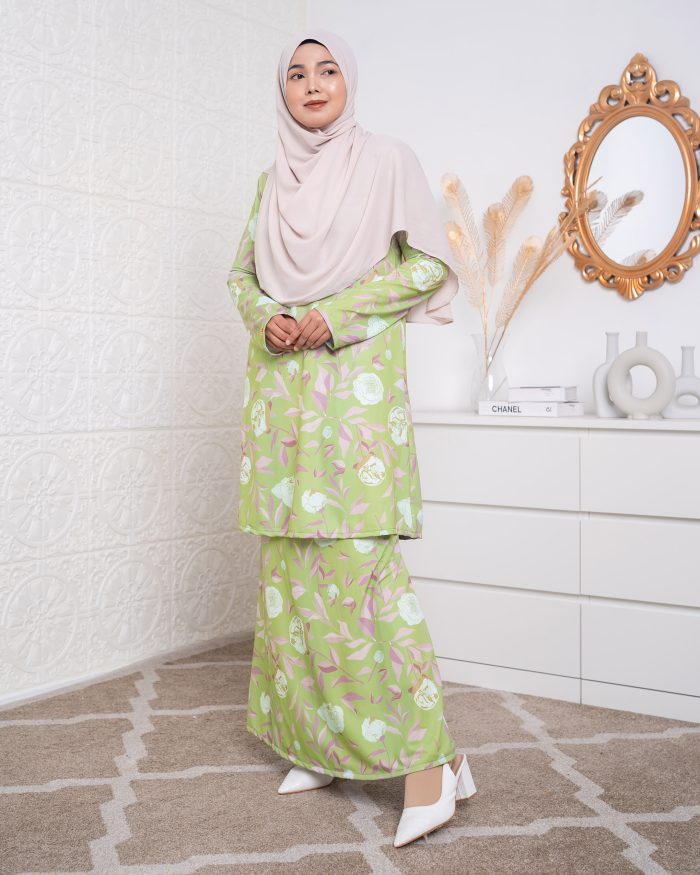 Baju Kurung Lara 2.0 - Tiliaceus Tea