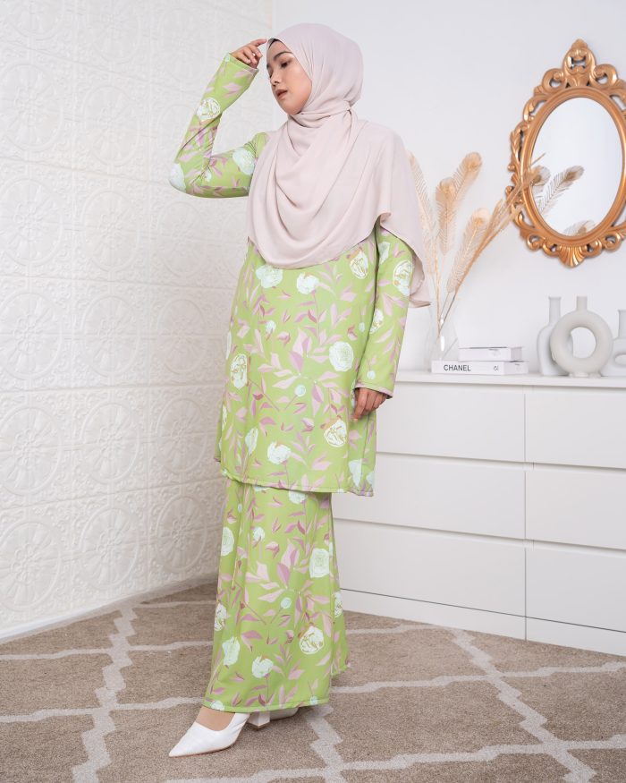 Baju Kurung Lara 2.0 - Tiliaceus Tea - Image 2