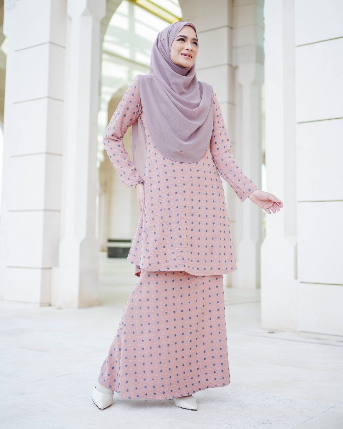 Baju Kurung Pahang Latisha 2.0 - Sweet Nude - Image 2