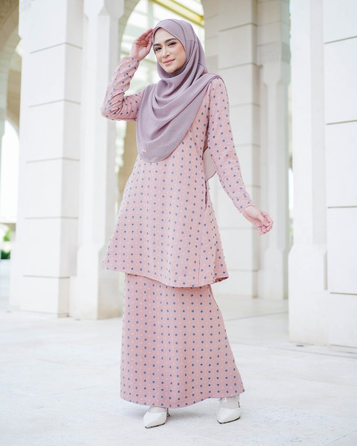 Baju Kurung Pahang Latisha 2.0 - Sweet Nude