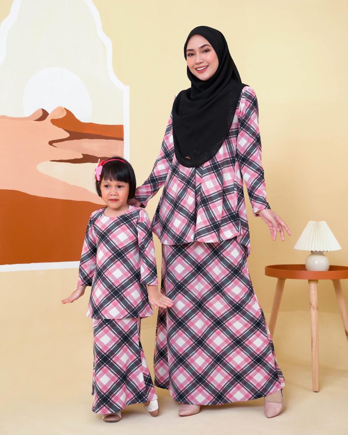 Baju Kurung Lola Printed 2.0 - Gingham Rocky - Image 6