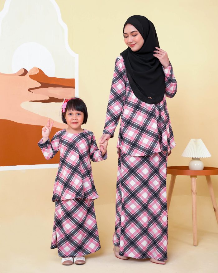 Baju Kurung Lola Printed 2.0 - Gingham Rocky - Image 7