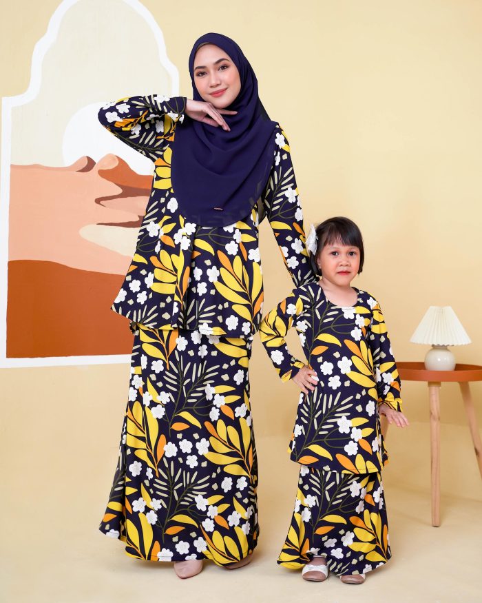 Baju Kurung Lola Printed 2.0 - Nightingale - Image 6