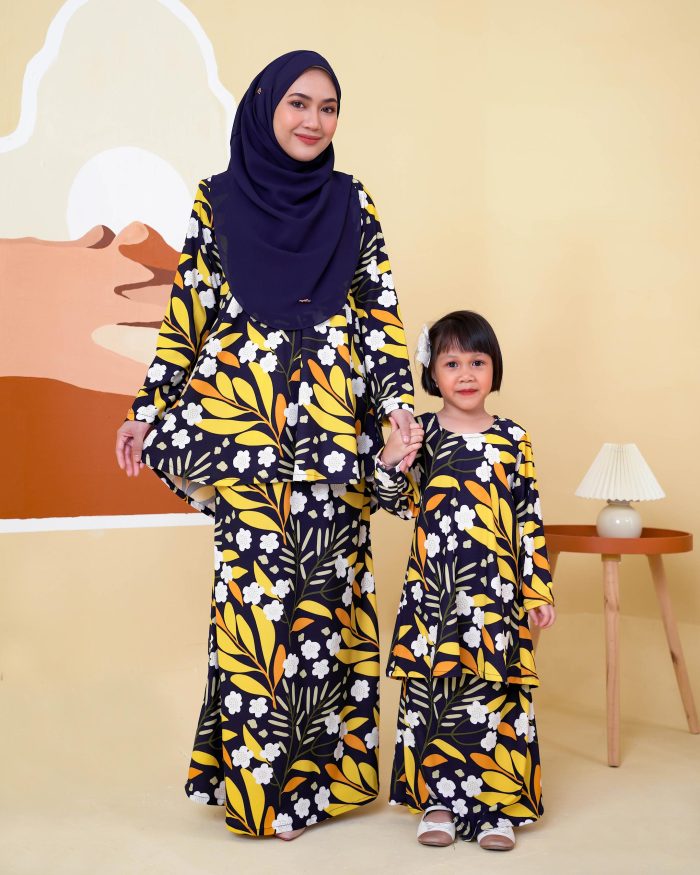 Baju Kurung Lola Printed 2.0 - Nightingale - Image 7