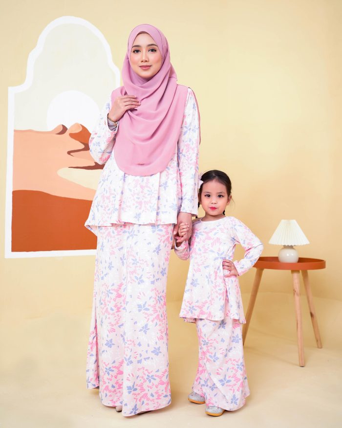 Baju Kurung Lola Printed 2.0 - Sweet Spring - Image 6