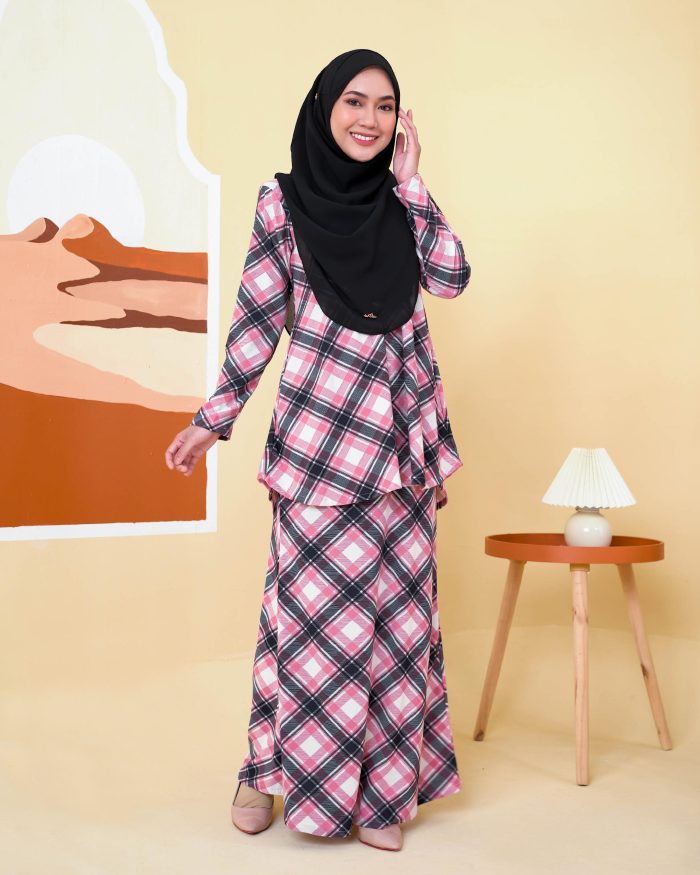 Baju Kurung Lola Printed 2.0 - Gingham Rocky - Image 2