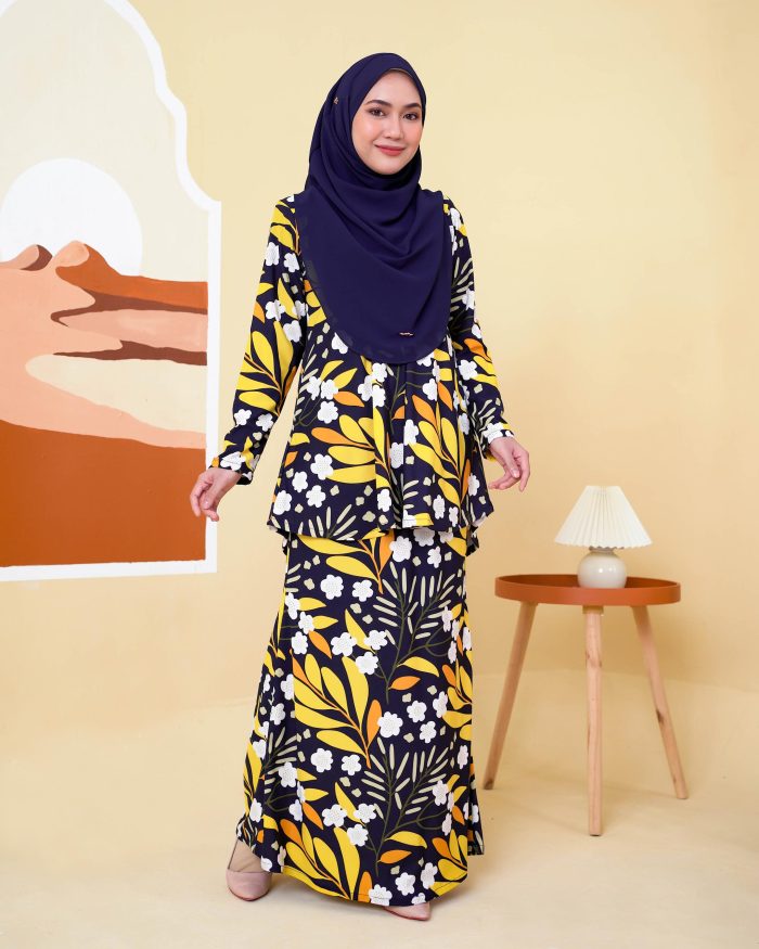 Baju Kurung Lola Printed 2.0 - Nightingale