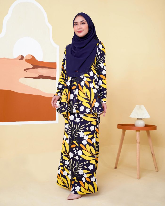 Baju Kurung Lola Printed 2.0 - Nightingale - Image 3