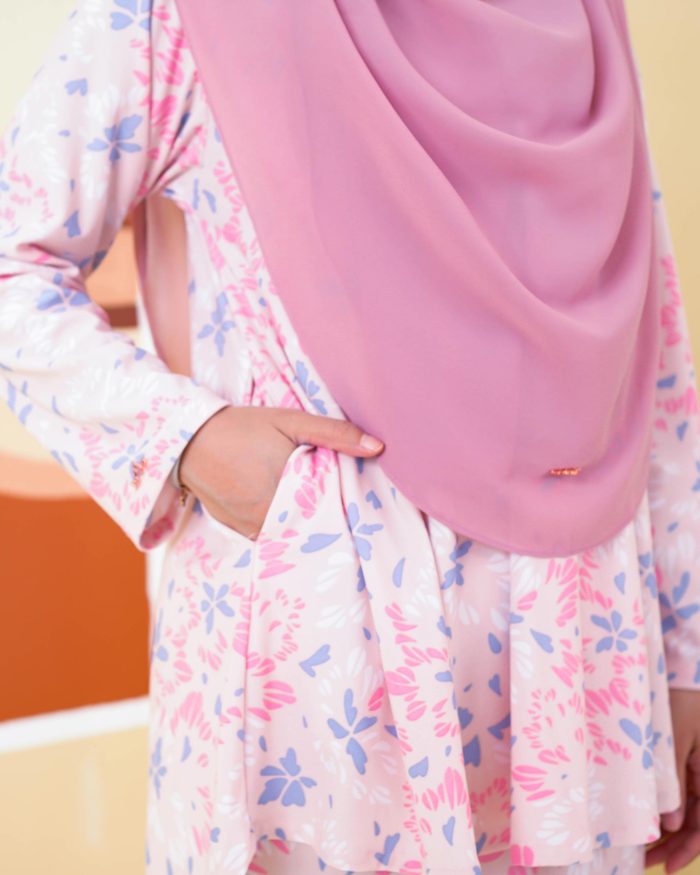 Baju Kurung Lola Printed 2.0 - Sweet Spring - Image 4