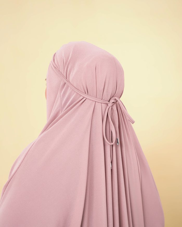 Telekung Lateefah 2.0 - Mauve Pink - Image 3