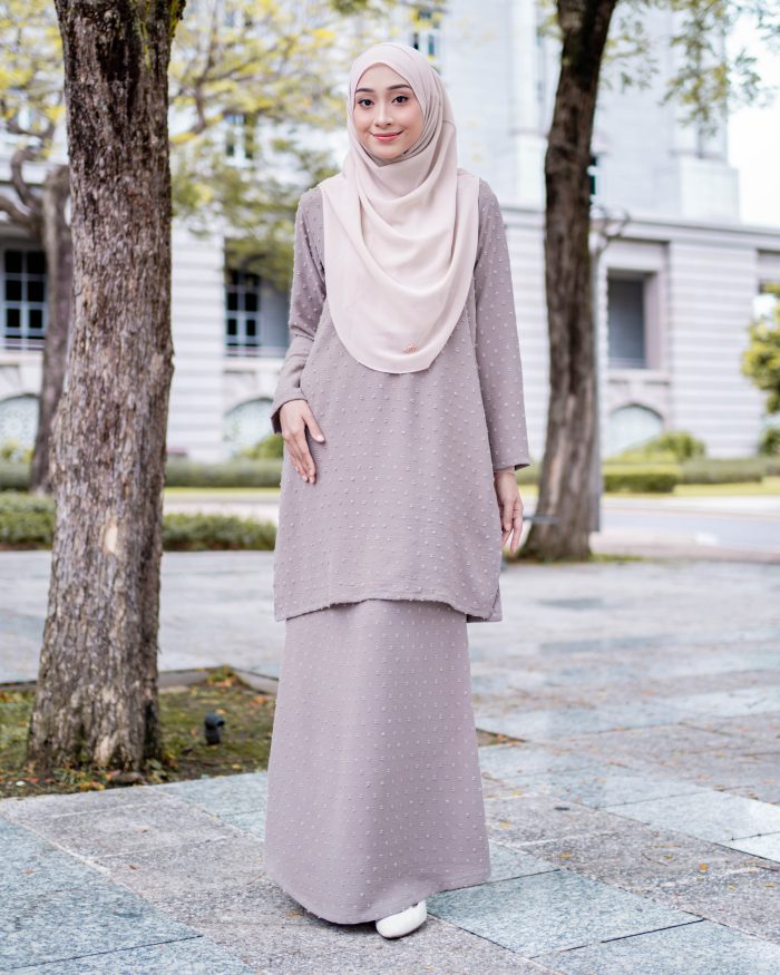 Baju Kurung Layli - Light Taupe